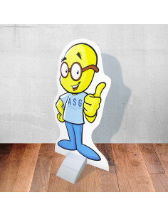 Mascota plana de aluminio 2
