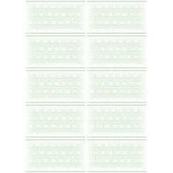 Papel de seguridad ASG Multijuegos x10 2