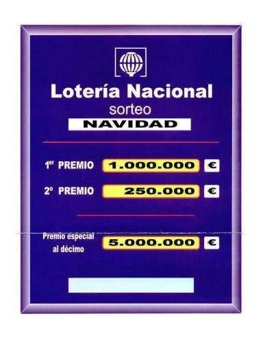 Cartel Luminoso Loteria Nacional