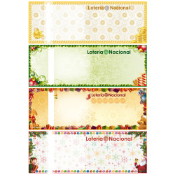 Papel de seguridad Multicolor de ASG para participaciones de lotería 2