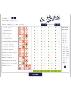 Escrutador 1X2 Componente Web para TiendaLoto de ASG