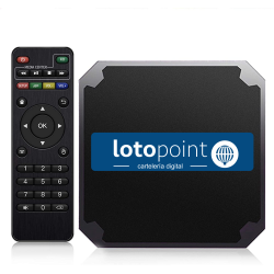 Kit TV LotoPoint+ con dispositivo Android y mando a distancia
