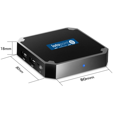 Medidas del dispositivo Kit TV LotoPoint+