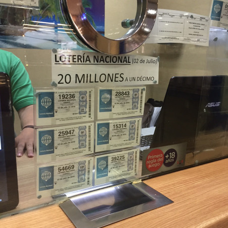 Fundas para 10 décimos y/o tickets transparentes