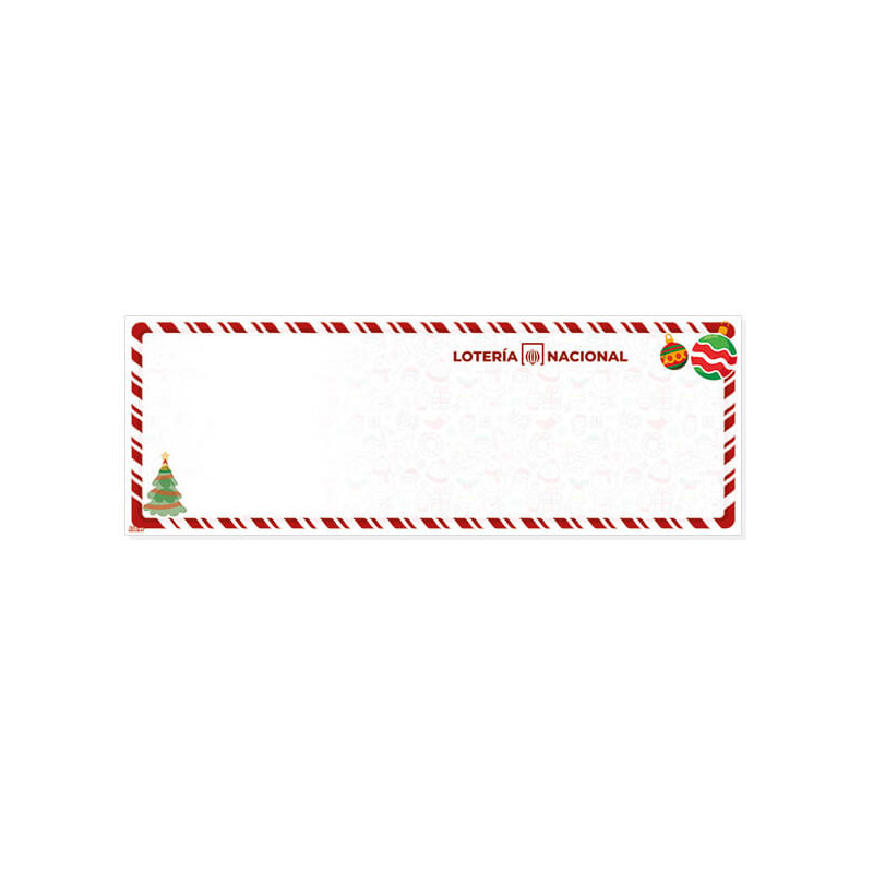 Papel de Seguridad Navidad Clásica modelo Bolas