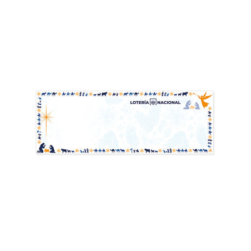 Papel de Seguridad Navidad Clásica modelo Belén