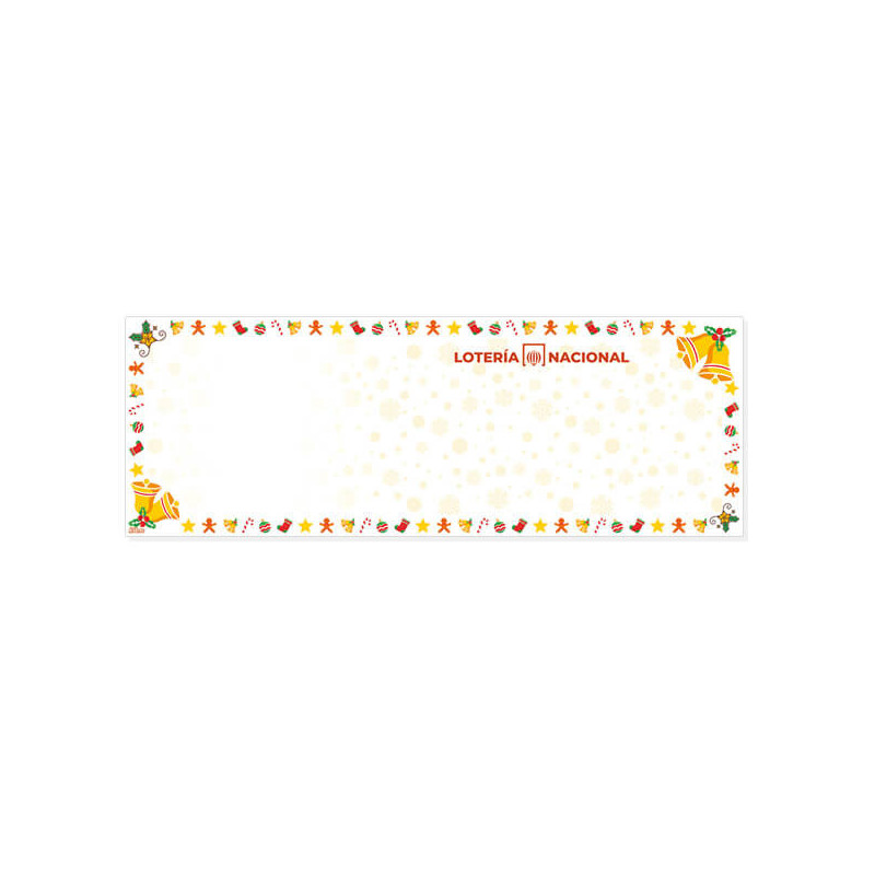 Papel de Seguridad Navidad Clásica modelo Campanas