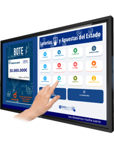 LotoPoint+ táctil 32" - Cartelería digital para Loterías de ASG