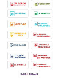 Pegatinas de juegos - nuevos logotipos de los juegos de SELAE + EuroDreams