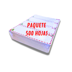 Paquete Suelto 500 hojas de Papel de Seguridad ASG