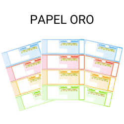 Papel de seguridad ASG Oro