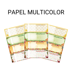 Papel de seguridad ASG Multicolor