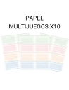 Papel de seguridad ASG Multijuegos x10