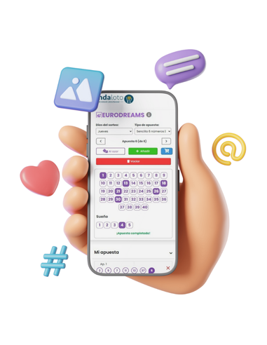 Web TiendaLoto+ en el móvil para vender lotería online