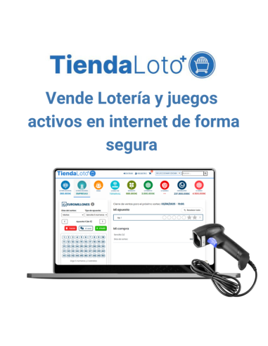 TiendaLoto+ : vende lotería y juegos activos en internet de forma segura