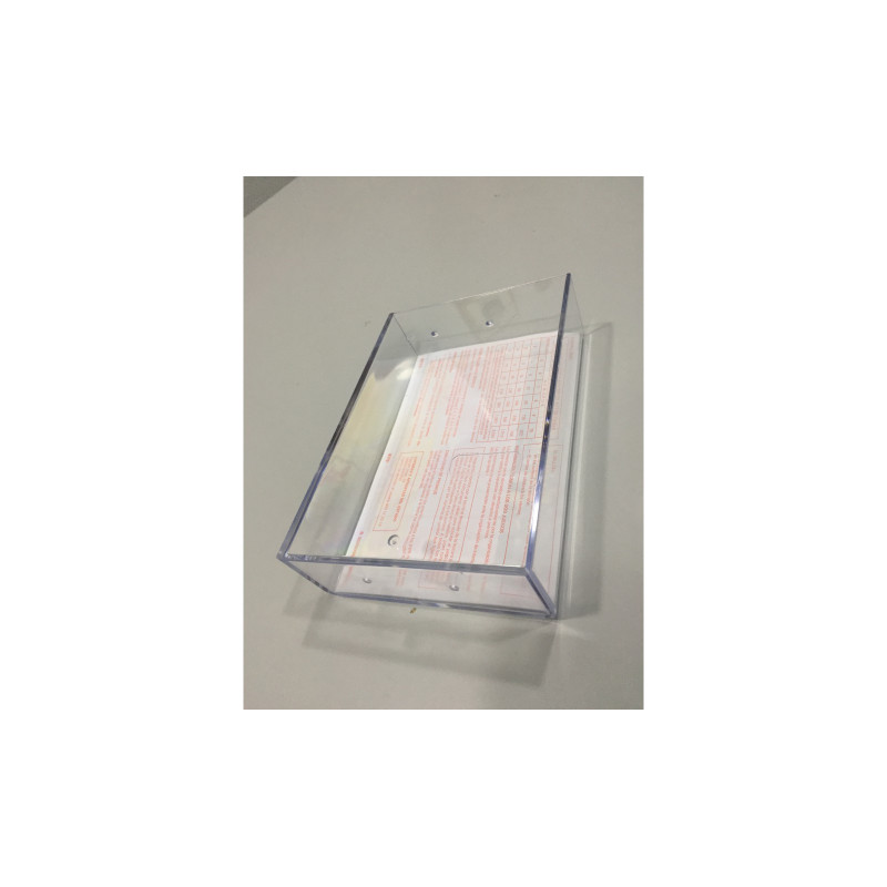 Lote de 6 dispensadores de boletos de metacrilato