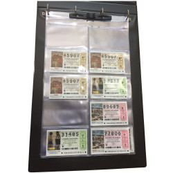 Fundas para 10 décimos y/o tickets transparentes